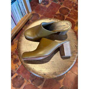 Rachel Comey Mars Mules Size 9 OLIVE GREEN